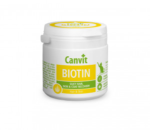 Canvit Biotin tabletės katėms N100 100g (galiojimas iki 2025,11,09)
